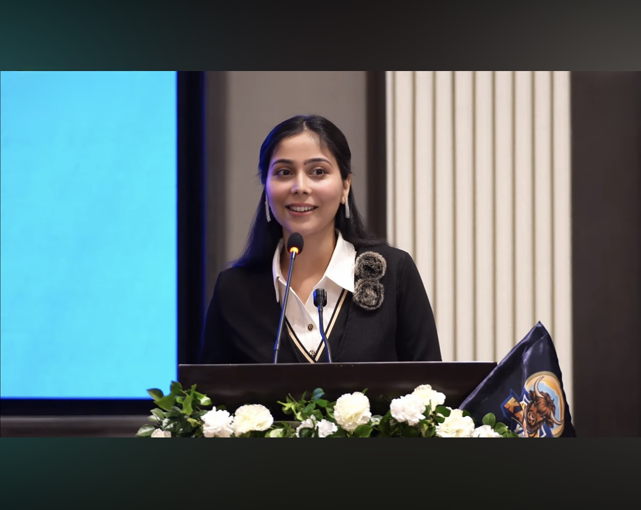 Shreeya Sharma on stage